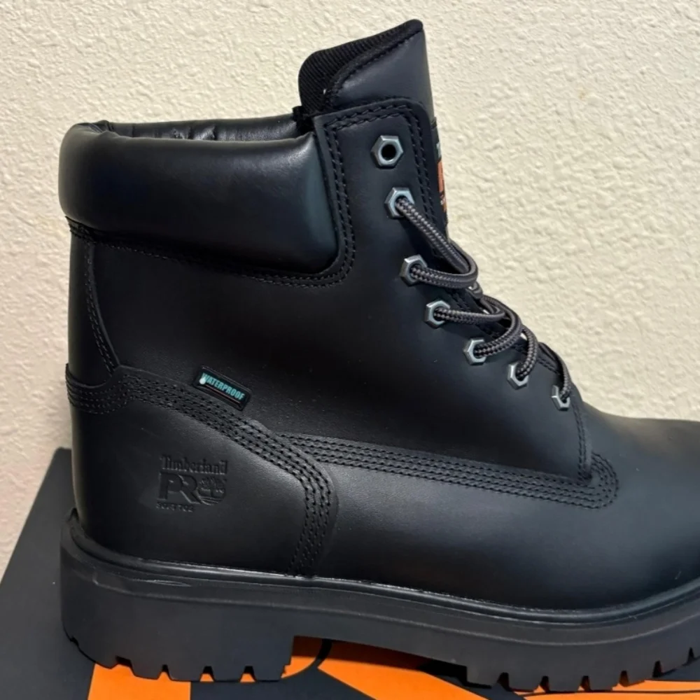 Timberland PRO Men's Black Work Boots size 12W
